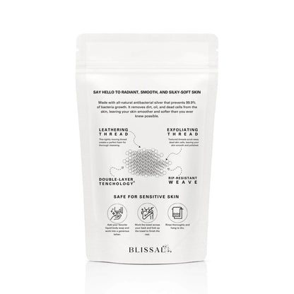 Blissal Peeling Antibakteriyel Duş Havlusu